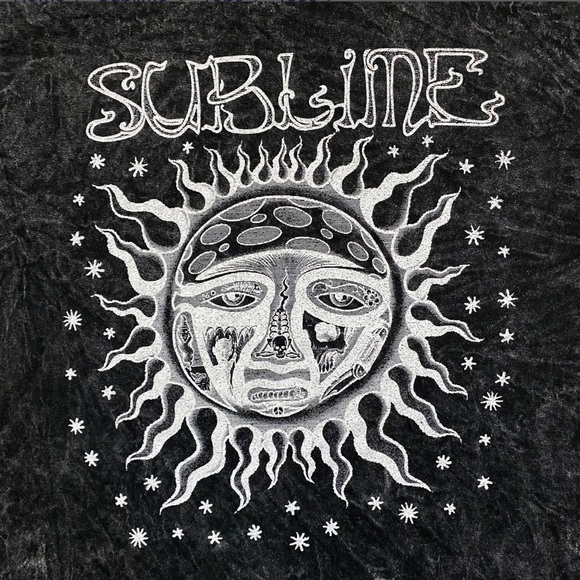 Sublime Rock Tshirt Dark Wash Size Medium - Picture 2 of 6